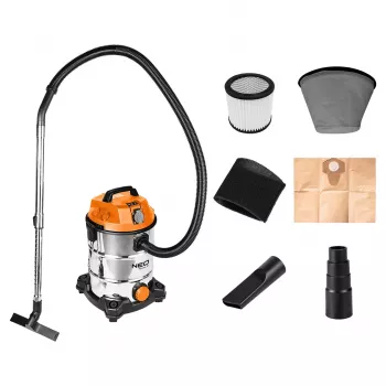 NEO TOOLS dammsugare 1400W, 30L