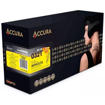 Accura kompatibel tonerkassett gul (TN-321Y) för Konica Minolta bizhub C224/C284/C364/C454/C554-serien