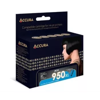 Accura skrivarpatron HP nr 950XL svart kompatibel High Yield (CN045AE)