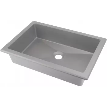 DEANTE granit underbyggd/inbyggd diskho beige 1 ho med avrinningsyta