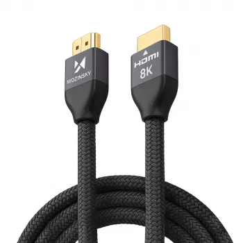 Wozinsky HDMI 2.1-kabel 8K 60Hz 48Gbps / 4K 120Hz / 2K 144Hz 3m silver (WHDMI-30)