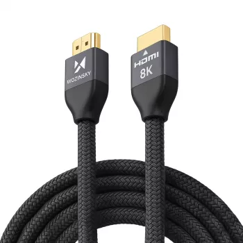 Wozinsky HDMI 2.1-kabel 8K 60Hz 48Gbps / 4K 120Hz / 2K 144Hz 5m silver (WHDMI-50)