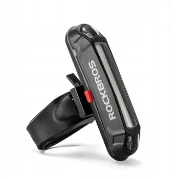 ROCKBROS A54BK baklyse för cykel med Micro-USB-kabel – svart