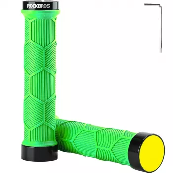 ROCKBROS cykelhandtag 40720007005 med reflekterande element – grön