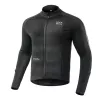 ROCKBROS cykeljacka höst/vinter långärmad XL svart