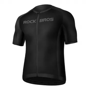 ROCKBROS Cykeltröja kortärmad M svart