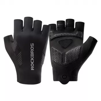 ROCKBROS Cykelhandskar kortfinger vår/sommar/höst XXL svart