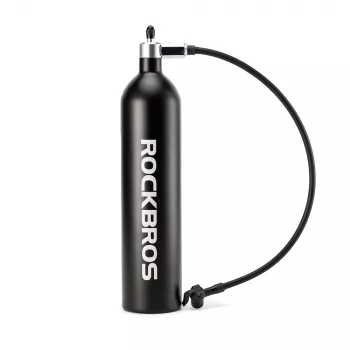 ROCKBROS tubeless däckpump tryckluftstank 1,2L 200 PSI - svart