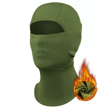 Qunature skidbalaclava 13230023015 cykling motorcykelbalaclava storlek L – grön