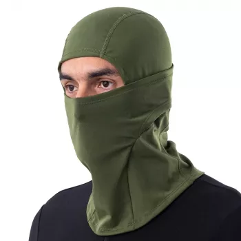 Qunature skidbalaclava 13230023015 cykling motorcykelbalaclava storlek L – grön
