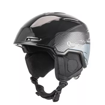 Qunature skid- och snowboardhjälm 10130003003 med öronskydd 58-61 cm svart