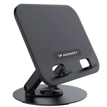 Wozinsky WRS-K75 roterande laptop- och surfplatteställ – svart