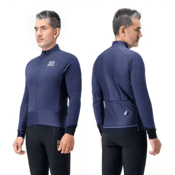 ROCKBROS YDWT014 vintercykeljacka fleece tvålagers XXL blå