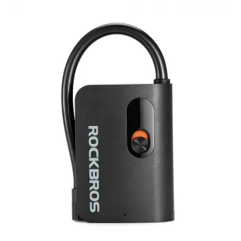 ROCKBROS L1 mini bärbar elektrisk luftpump 70 PSI kompressor slanglängd 200 mm Schrader – svart