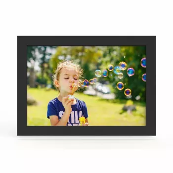 WOZINSKY WRC-32 10,1 inch digital fotoram med Frameo-app, 32GB, svart