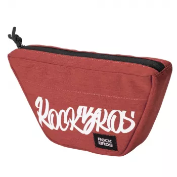 Rockbros G011 Flash Journey styrväska – trapetsformad, röd