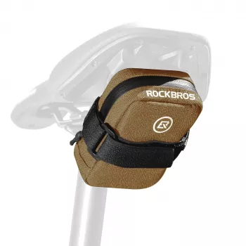 Rockbros F006 liten sadelväska, kaffe