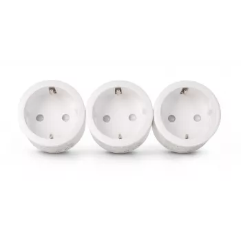 ENTAC trådlöst uttagsset 3-pack vit