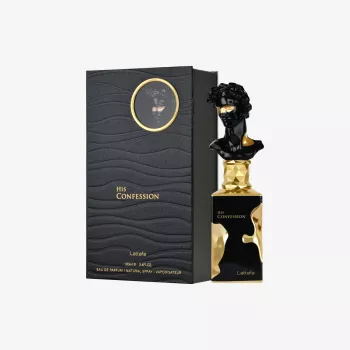 Lattafa His Confession Eau de Parfum för män 100 ml Spray