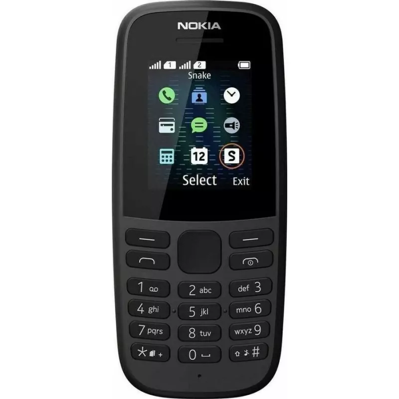Nokia 105 1,77 Sort Black