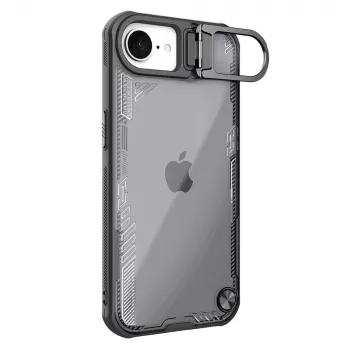 Nillkin Iceblade Prop Case med kickstand för Apple iPhone 16e / 17e - svart