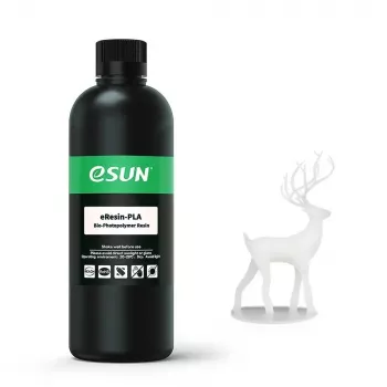 ESUN eResin-PLA vit 1kg 3D-skrivarharts 405nm UV LCD DLP