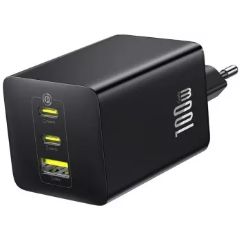 Baseus EnerFill FE11 100W 2 x USB-C + USB-A laddare – svart
