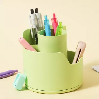 Deli LonGreen pennställ limegrön 12x12x11 cm