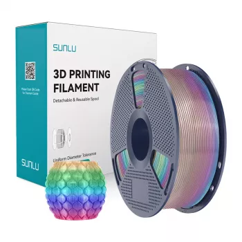 SUNLU PLA Transparent Rainbow filament 1,75 mm 1 kg 3D-skrivarfilament