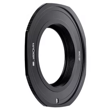 K&F Concept PRO objektivadapter Canon EOS EF/EF-S till M42 kamerahus – svart