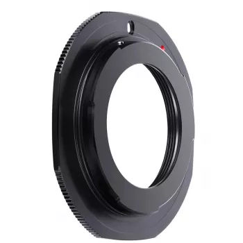 K&F Concept PRO objektivadapter Canon EOS EF/EF-S till M42 kamerahus – svart