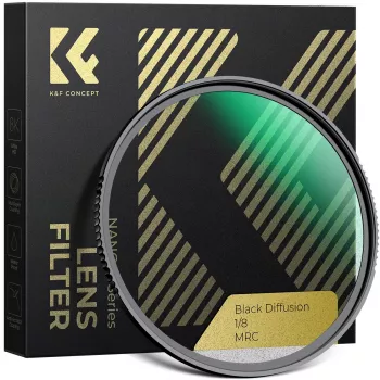 K&F Concept Black Diffusion 1/8 filter 43 mm HD Nano Coating