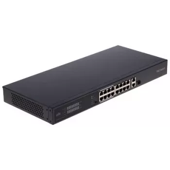POE LANG NSW2020-16T1GT1GC-POE-IN unmanaged PoE+-switch, 16 PoE-portar, 230W