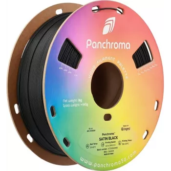Polymaker Panchroma PLA Satin 3D-skrivarfilament, 1,75 mm, 1 kg, svart