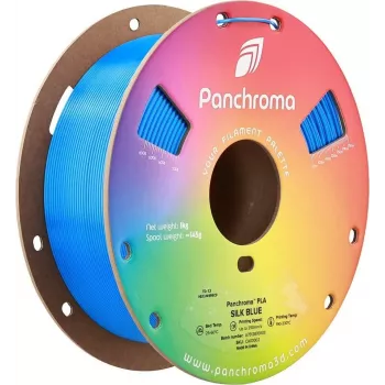 Polymaker Panchroma PLA Silk 1,75 mm blå 1 kg 3D-skrivarfilament