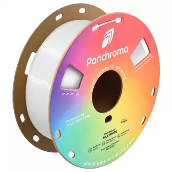 Polymaker Panchroma PLA Silk 3D-skrivarfilament, 1,75 mm, 1 kg, vit