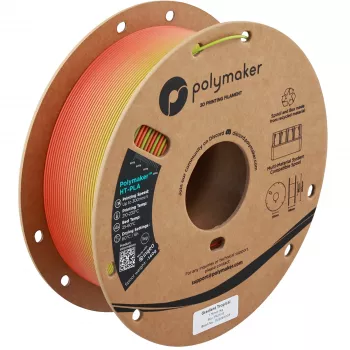 Polymaker HT-PLA 3D-skrivarfilament, 1,75 mm, 1 kg, Gradient Tropical