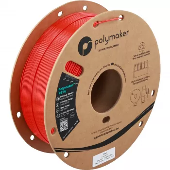 POLYMAKER PETG 1,75 mm röd 1 kg 3D-filament (PB05004)