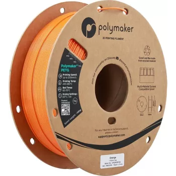 Polymaker PETG 3D-skrivarfilament, 1,75 mm, 1 kg, orange (PB05005)