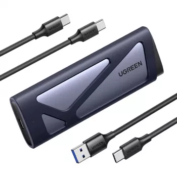 UGREEN USB 3.2 Gen 2 M.2 NVMe & SATA SSD-hölje, verktygsfritt externt hårddiskhölje