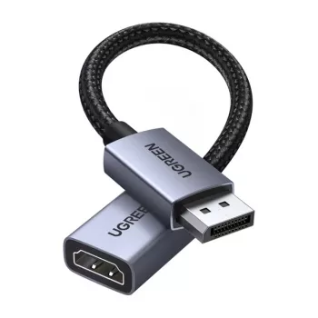 Ugreen DisplayPort till HDMI-adapterkabel 4K 30Hz enkelriktad svart 1,5 m