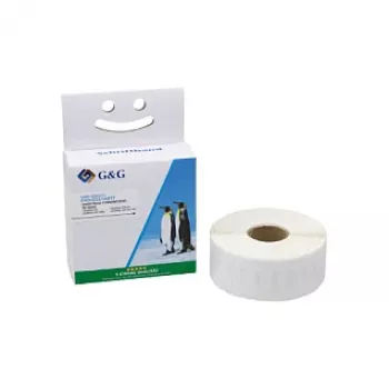 G&G kompatibel etikettrule 19 mm x 51 mm vitt direkttermopapper permanent självhäftande adressetiketter 500 etiketter per rule ersättning för DYMO 11355 S0722550 BM-D-G-11355