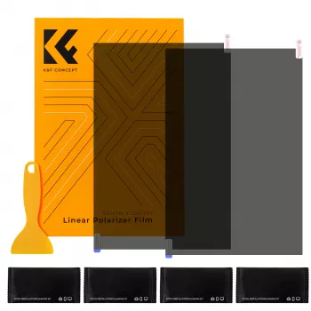 K&F Concept polarisationsfilmset 2x 300x200mm (11,8x7,9 inch) med tillbehör KF31.076