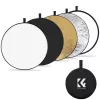K&F Concept 5-i-1 rund reflektor 110 cm med diffusor och bärväska – KF18.0003