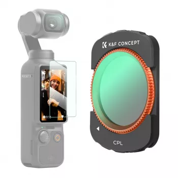 K&F Concept Circular Polarizer CPL HD MRC 12-lagers filter för DJI Osmo Pocket 3 (KF01.2532)