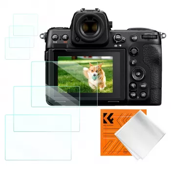 KF 6-pack 9H härdat glasskärmsskydd för Nikon Z9 Z8