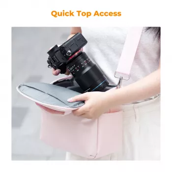 K&F Concept sling-kameraväska för DSLR drönare gimbal, lila, KF13.179V7
