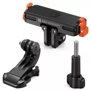 KF Magnetic Quick Release Mount för GoPro och 1/4 inch skruv, för Insta360 Go Ultra, svart