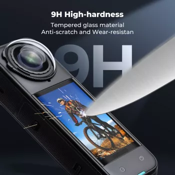 3x Tempered Glass Screen Protector för Insta360 X4 / X5 – KF31.184
