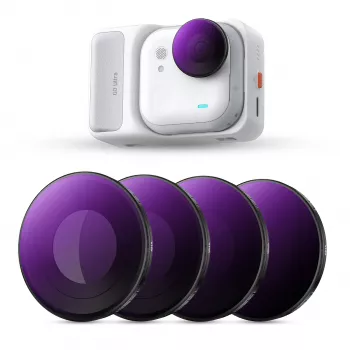 K&F Concept 4-pack 2-i-1 ND/PL-filterset ND8/PL ND16/PL ND32/PL ND64/PL för Insta360 GO Ultra, SKU.1673